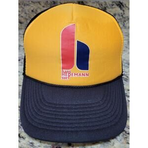 Hans Hedemann Surf Hat Trucker Logo Mesh Adjustable Yellow Black Surf Cap Nissun